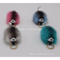 bunny shape Fur Keychain mink fur keychain